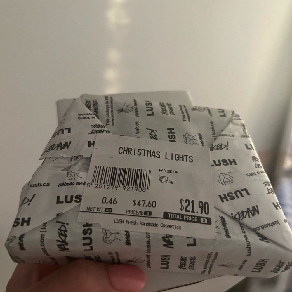 Lush Christmas Lights Soap